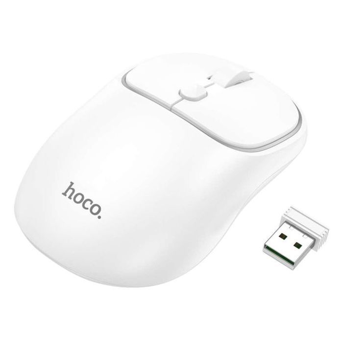 Souris sans fil - HOCO - GM25 - Bluetooth et 2.4GHz - 1600 DPI - Ergonomique et léger