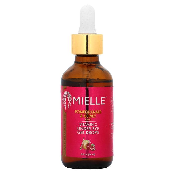Mielle Gouttes de gel sous les yeux à la vitamine C, mélange de grenade et de miel, 59 ml - Made in Usa