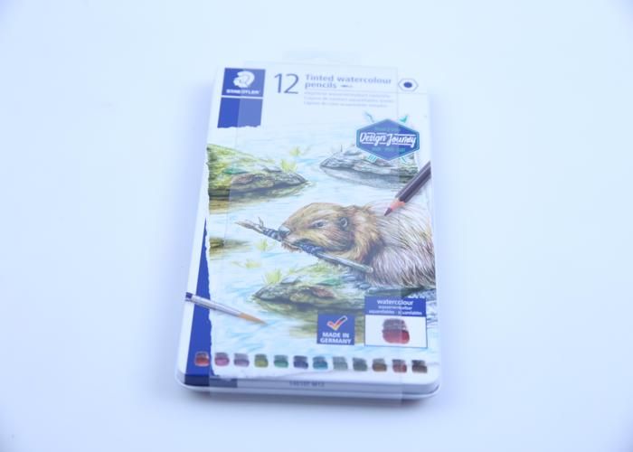 Crayon de couleur - STAEDTLER - Boîte métal x12 - 100% PEFC - Mine résistante - Multicolore