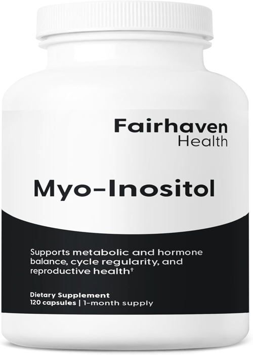 Myo-inositol 2000 mg 120 capsules (500 mg pièce)