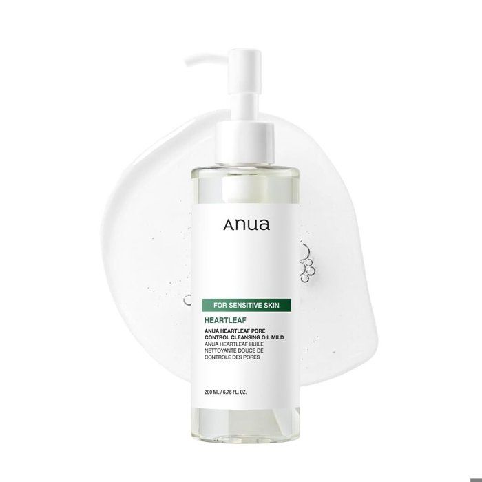 Huile nettoyante - ANUA - Heartleaf Pore Control - 200ML - Sans parfum - Peaux sensibles