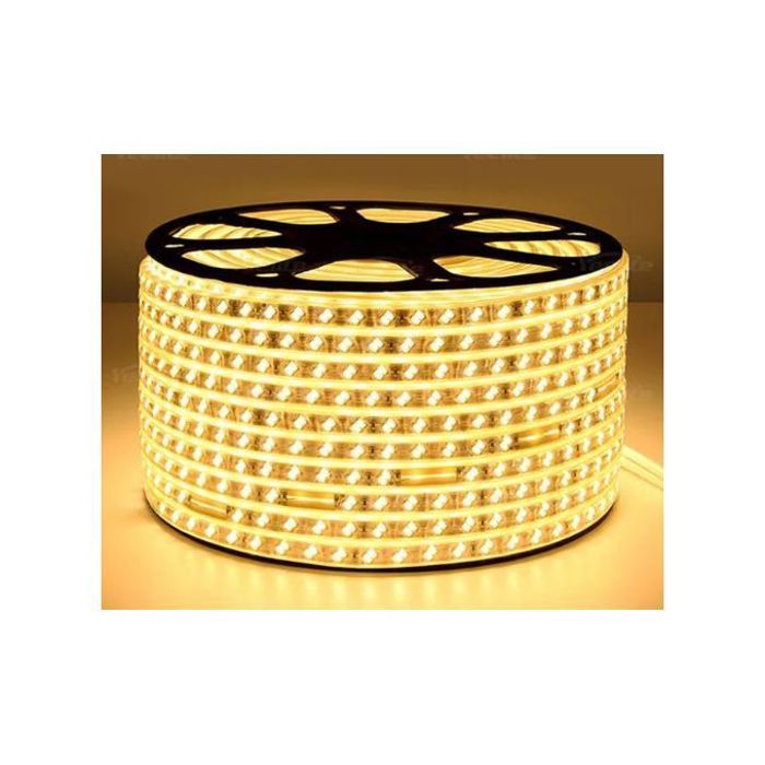 Ruban Led Strip LED bande double JAUNE, flexible, étanche, (7m) + Connecteur
