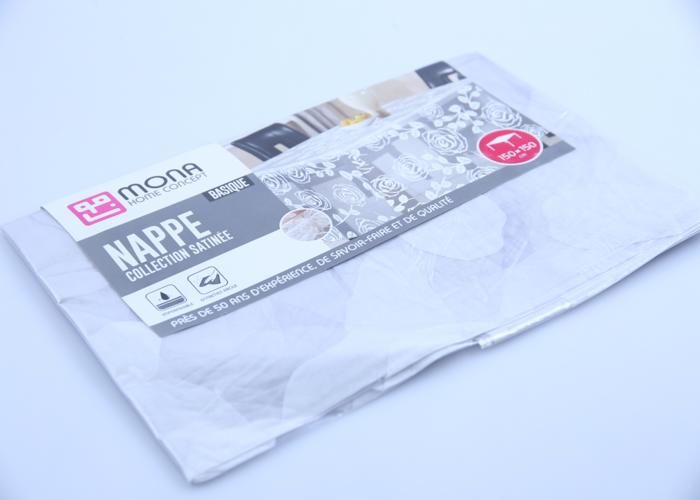 Nappe satinée ronde 150 cm