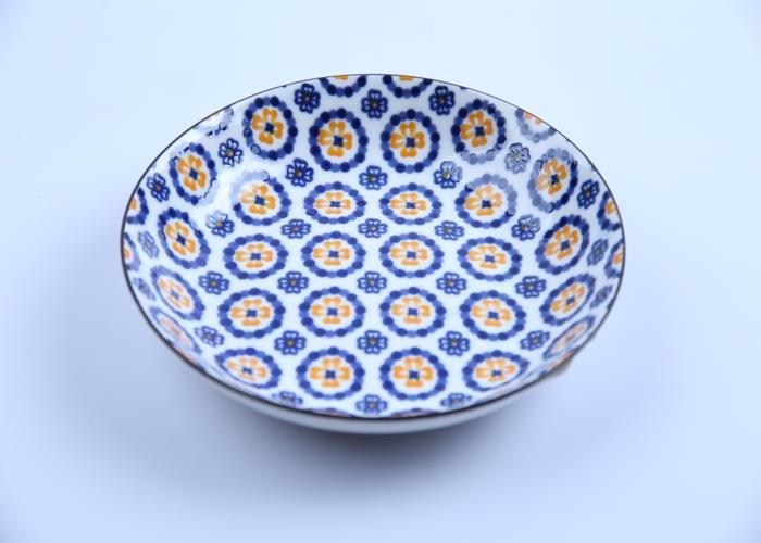 Assiette plate - GENERIC - JY891/JY896 - 15cm - Porcelaine - Multicolore