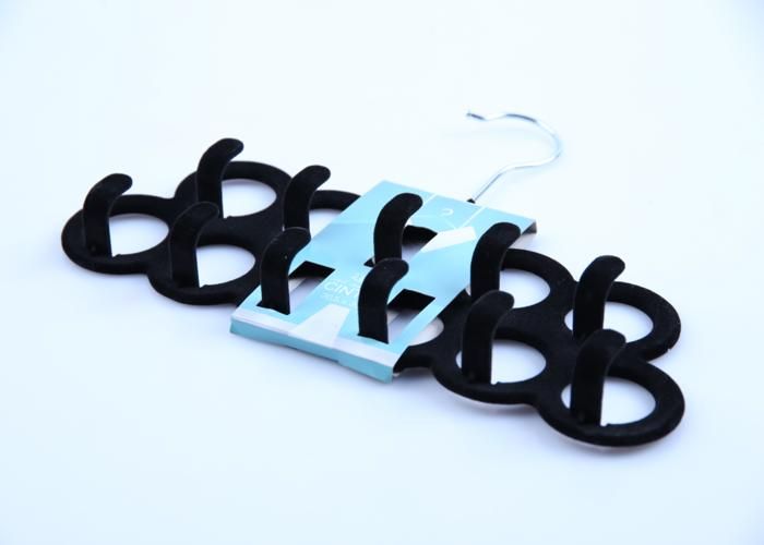 Cintre porte-foulards - GENERIC - 30,5cm x 3cm - Noir - Plastique - Essentiel