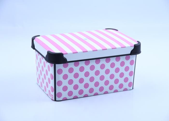 Box de rangement - GENERIC - 5L - Rose - Plastique - Design contemporain