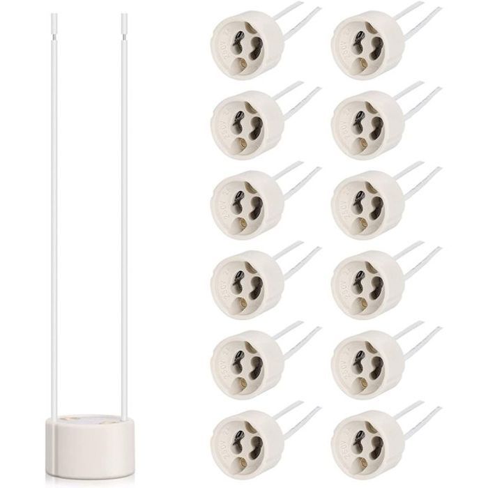 INGELEC 10 x Douille GU10 [Classe énergétique A++]