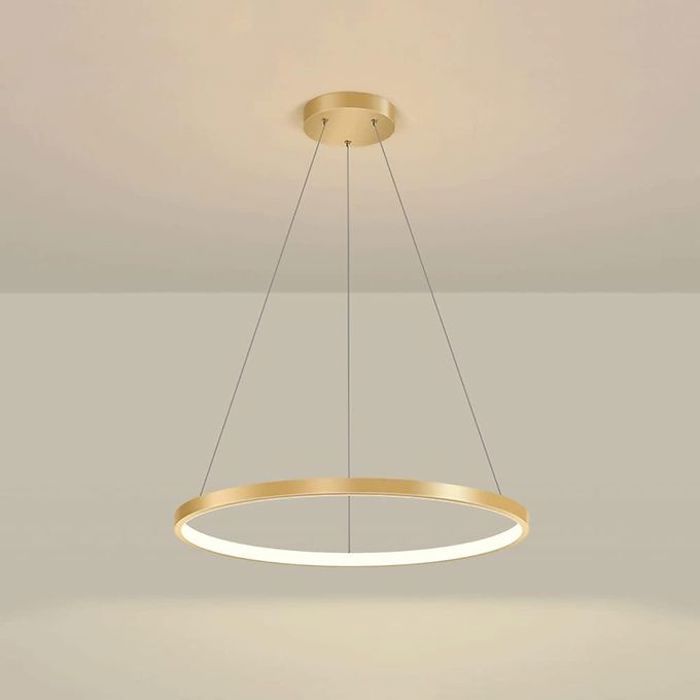 Suspension GOLD ROND LED 3 Positions ( 3000K / 4000K / 6500K )