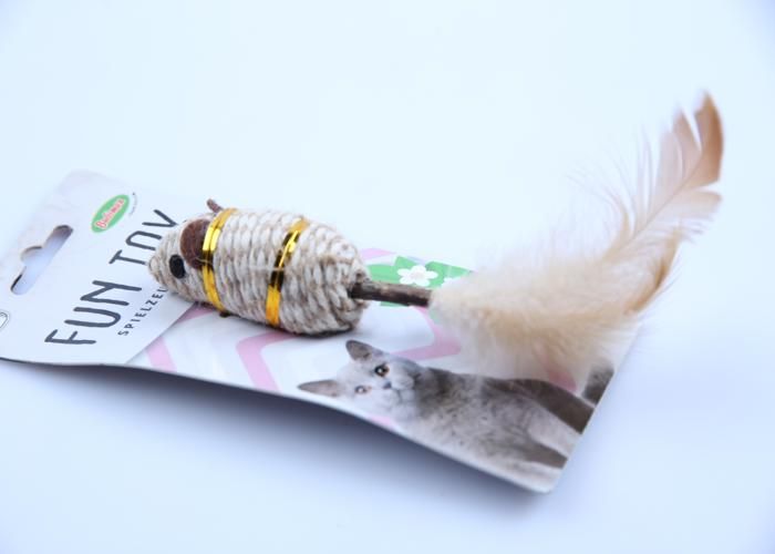 Bubimex Souris en Coton avec Queue en Bois de Maïs