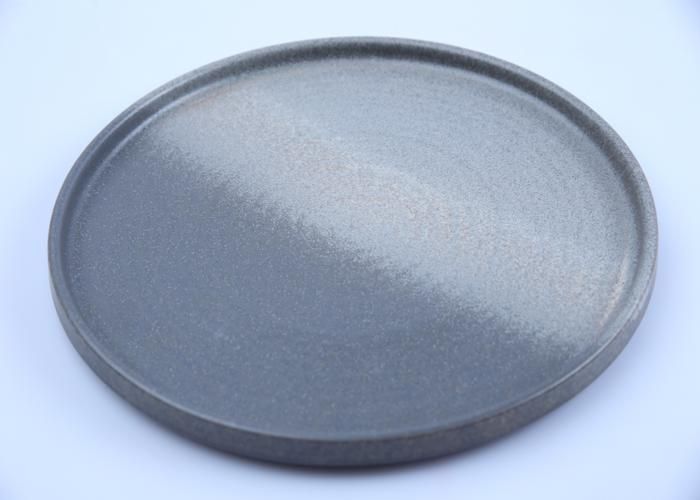 Plat Plat en Porcelaine Gris Magma Master Chef 28cm