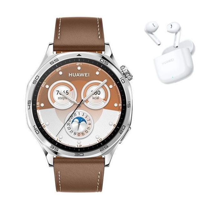 Huawei WATCH GT5 46mm brown Plus freebuds 2 se