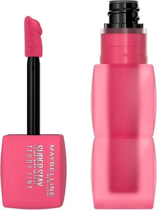 Maybelline New York - Blush à Lèvres Teddy Tint - Effet Mat Fondu - Tenue Longue Durée - Teinte : PINKY PROMISE (45)