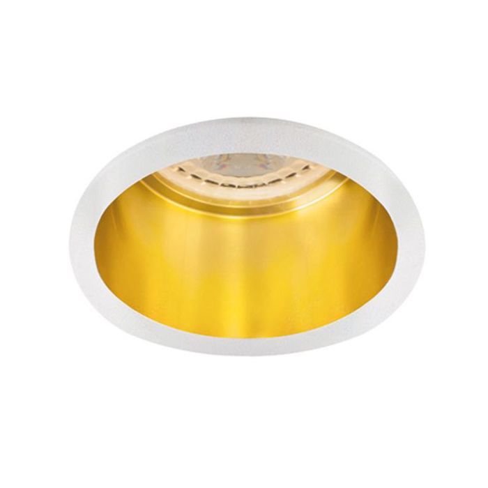 Spot Encastrable Premium Blanc et Dorée Lumière Jaune