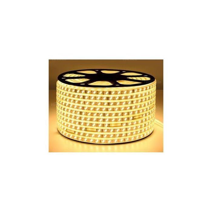 Led Strip Light 100m LED bande double, Jaune, Flexible, Étanche + 10 Connecteurs Offertes