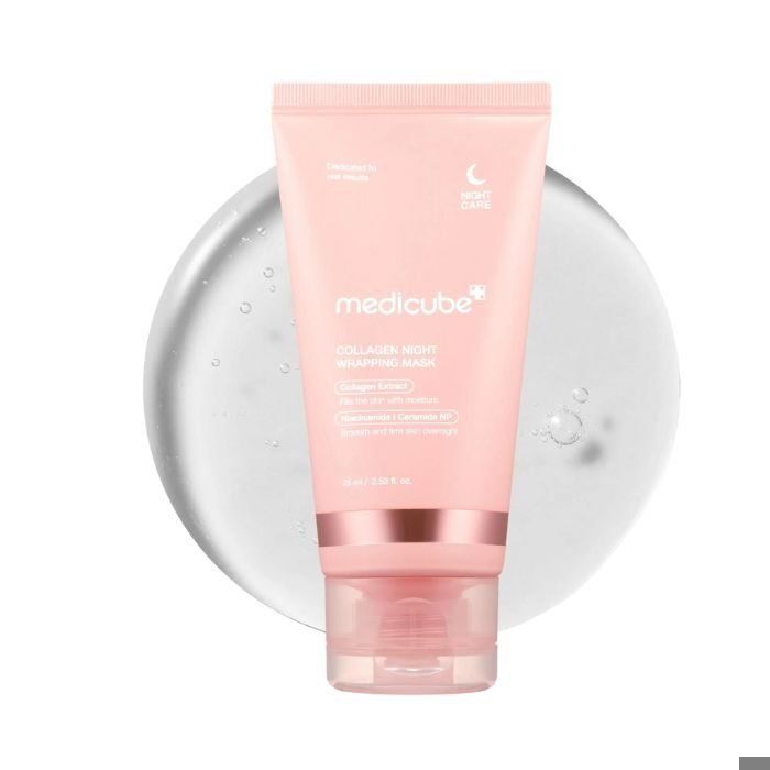 Masque de nuit - MEDICUBE - Collagen Night Wrapping Mask - 75ml - Non comédogène - Tous types de peau