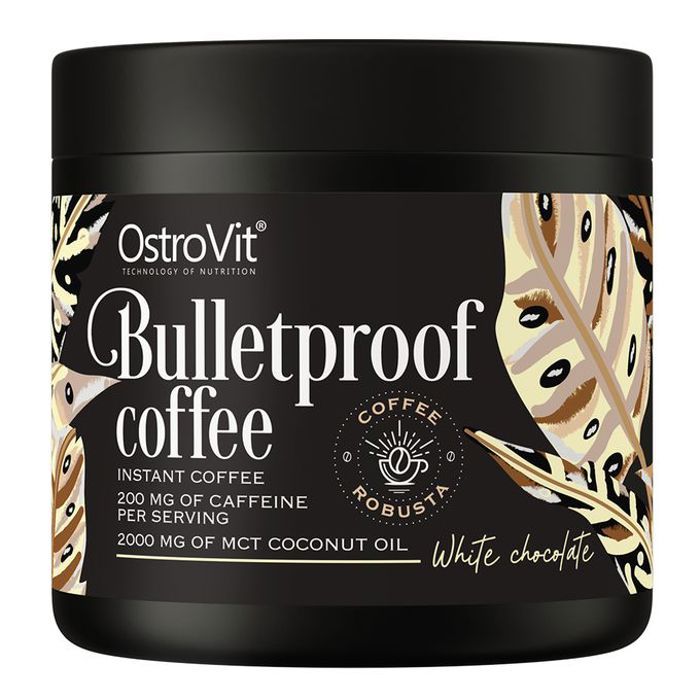 Bulletproof Coffee 150 g White Chocolate - Café Énergisant au Chocolat Blanc avec MCT & Caféine
