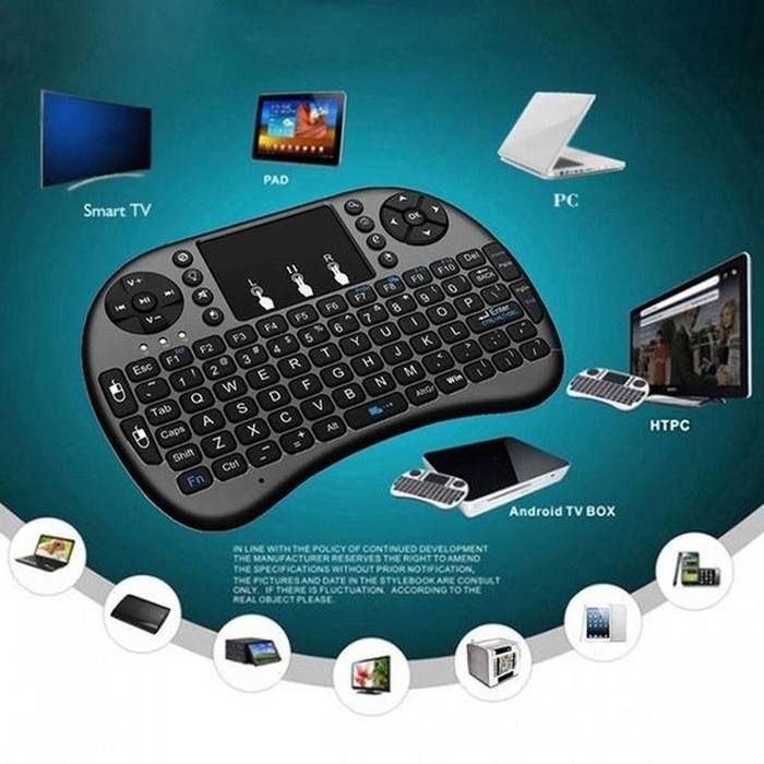 i8 clavier sans fil avec souris Touchpad Rechargeable Combos pour Android TV Box x96 mini