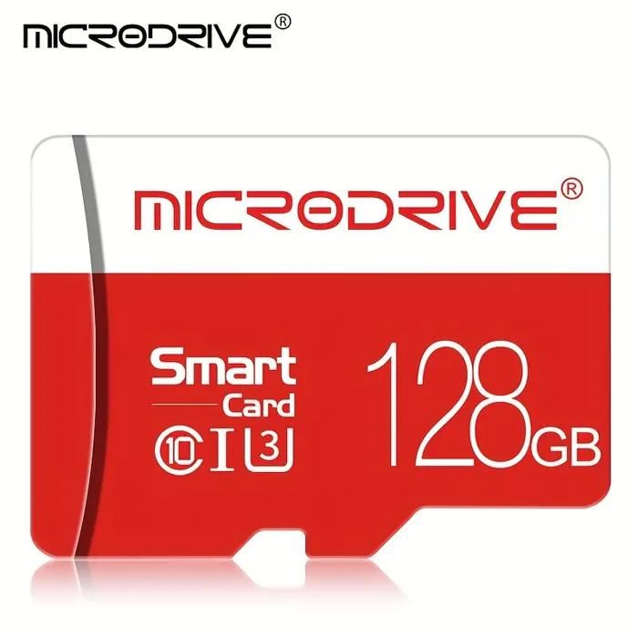 Carte MICRODRIVE TF SD Haute Vitesse -pour Smartphones & Appareils Photo - Disponible en Tailles de 128GB