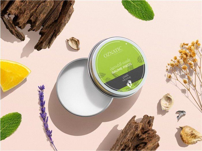 Baume Pieds - Menthe Poivrée - Hydratant Corps - Répare - Nourrit - Fraîcheur