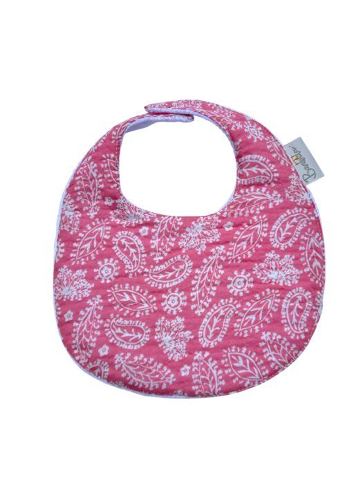 Bavoir Classique Gaze Rose