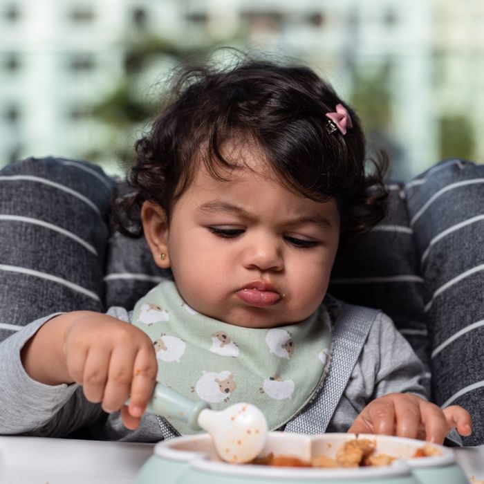 Bavoir Bandana Mouton vert