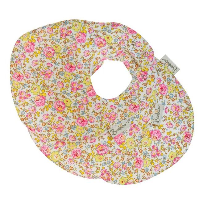 Pack 3 Bavoirs Classique Félicité Rose Liberty