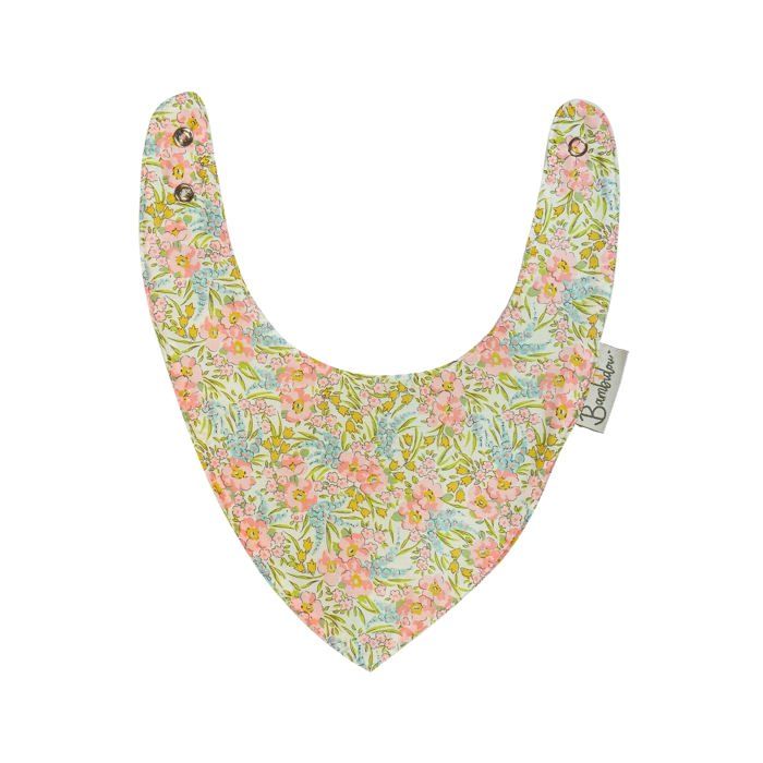Bavoir Bandana Liberty Lilibet Rose