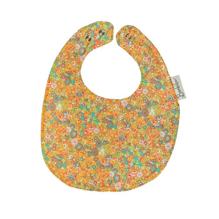Bavoir Classique Liberty Orange Emma