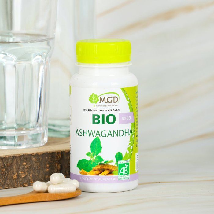 Ashwagandha Bio 60 gélules - MGD