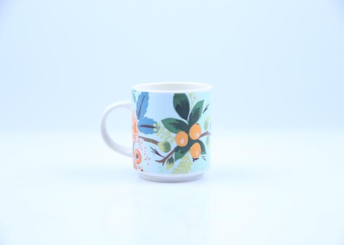 Tasse à Café - GENERIC - Fiori Frida - 10cl - Multicolore - Élégance Chic