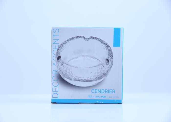 Cendrier - GENERIC - DM3018 - Verre - 11,5cm - Transparent