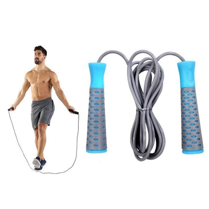 Corde à sauter - LIVEUP SPORTS - Réglable - Confortable - Durable - Pour Fitness et Boxe
