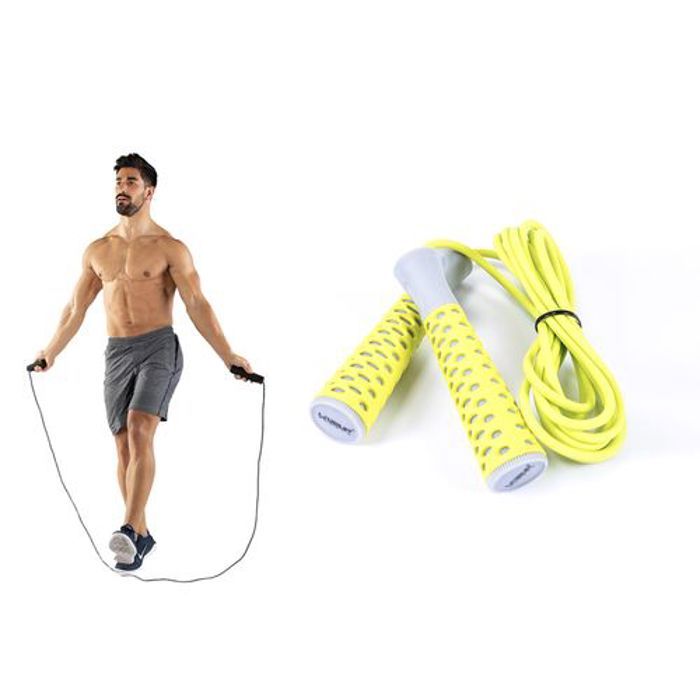 Corde à sauter - LIVEUP SPORTS - Réglable - Confortable - Durable - Pour Fitness