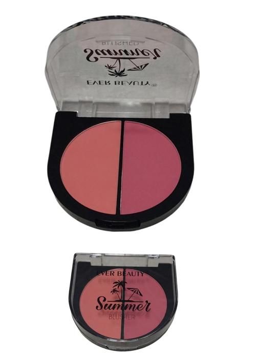 Blush - EVER BEAUTY - Fard à joues - 2 nuances pigmentées - Multi couleurs - Rose