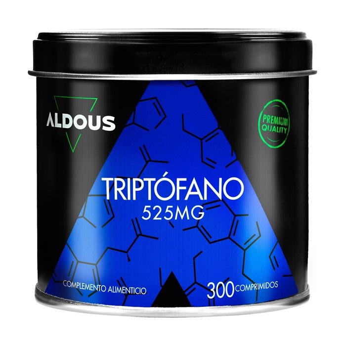 Aldous Bio - L-Tryptophane pur 525mg - 300 comprimés - Pour bien dormir - Favorise le sommeil profond et améliore l'humeur