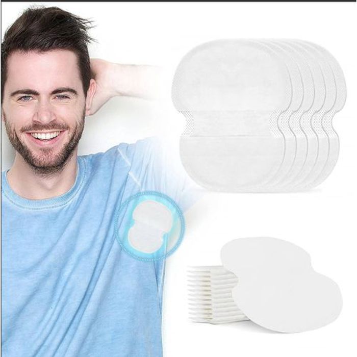 10 Pièces Coussinet Anti-Transpirant Invisibles Sous les Aisselles, Patch Anti-Transpiration Jetables pour les Femmes & Hommes