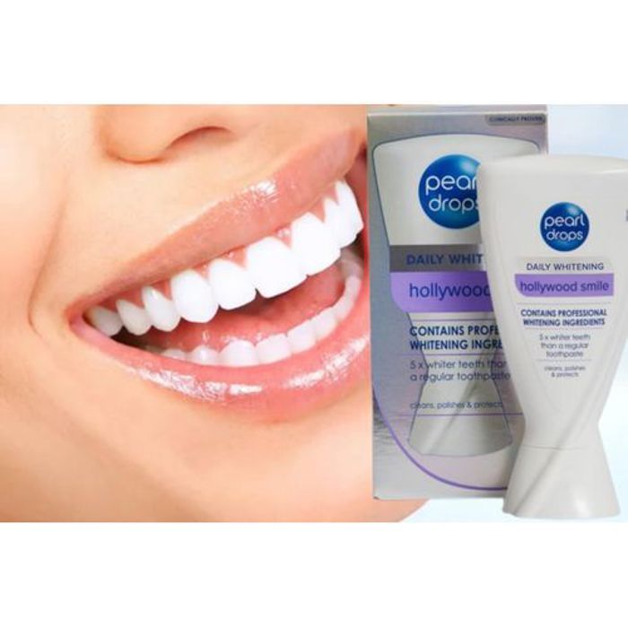 Dentifrice à la poudre de perle Pearl Drops Hollywood Smile Ultimate Whitening