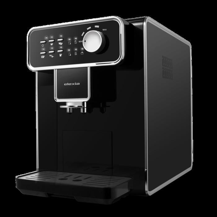 Machine à Café - ELEXIA - ELX-CM-430 - 1,5L - Mouture de Grains - Design Noir