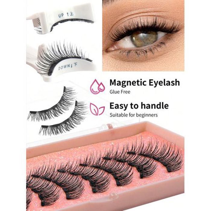 cils magnétiques d'aspect naturel avec applicateur