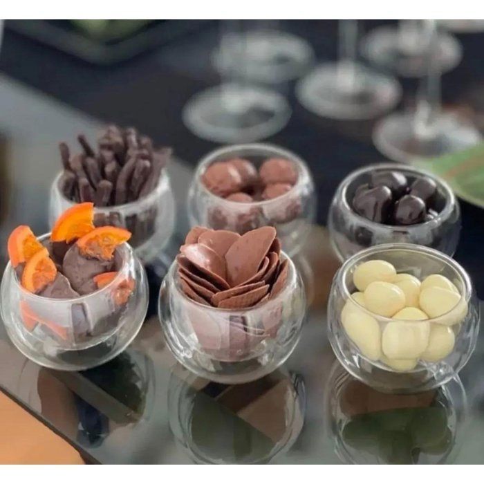 6 Tasses double paroi - Non spécifié - 80 ml - Set de 6 - Verre résistant - Isolation thermique