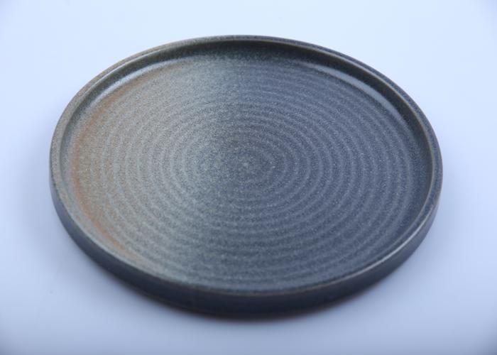 Plat Plat en Porcelaine Gris Magma Master Chef 21cm