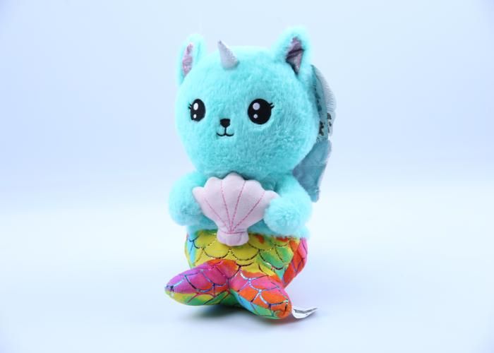 Peluche - GENERIC - Chat Fantastique - 28cm - Bleu - Pour enfants à partir de 5 ans