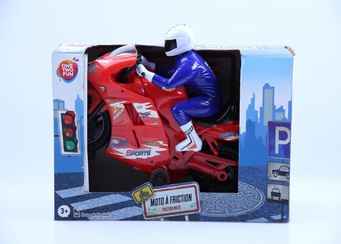 Moto Mega Friction 2 Couleurs Assorties - Couleur aléatoire