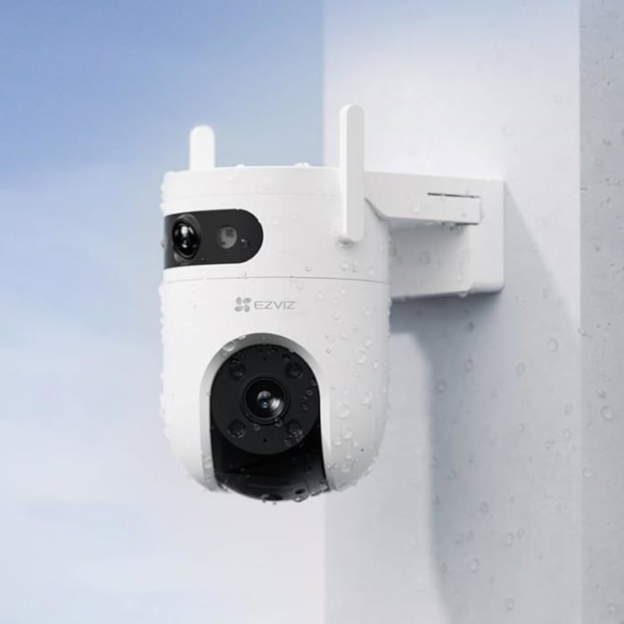 Caméra Extérieure - Ezviz - CS-H9c-R100-8G55WKFL - Dual lens 5MP - Vision nocturne couleur - 360°