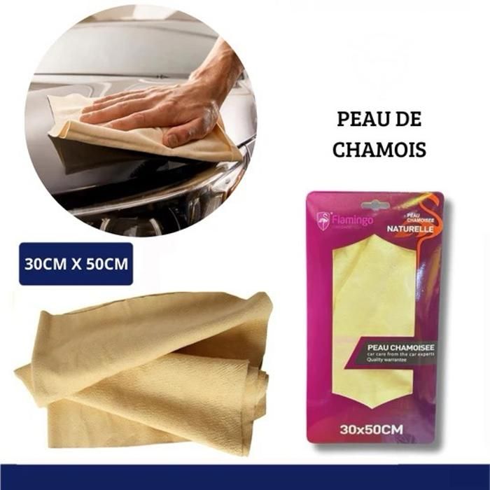 Peau de Chamois Naturelle Flamingo
