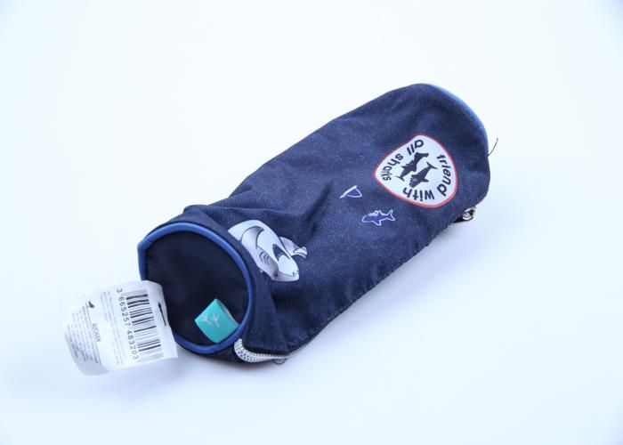 Trousse - GENERIC - Auchan 1 Zip - Football - 8x8x23cm - Bleu