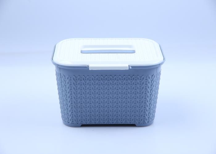 Boîte de rangement - GENERIC - Bella - 4 L - Gris - Plastique - 39,5 x 48,5 x 38 cm