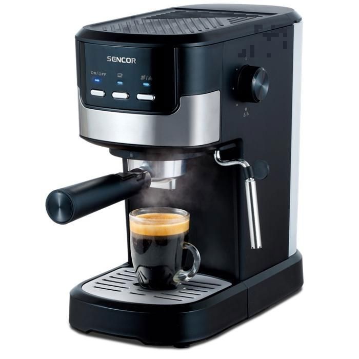 Machine à espresso - SENCOR - SES_1500BK - 15 bars - Noir - 1.5 L
