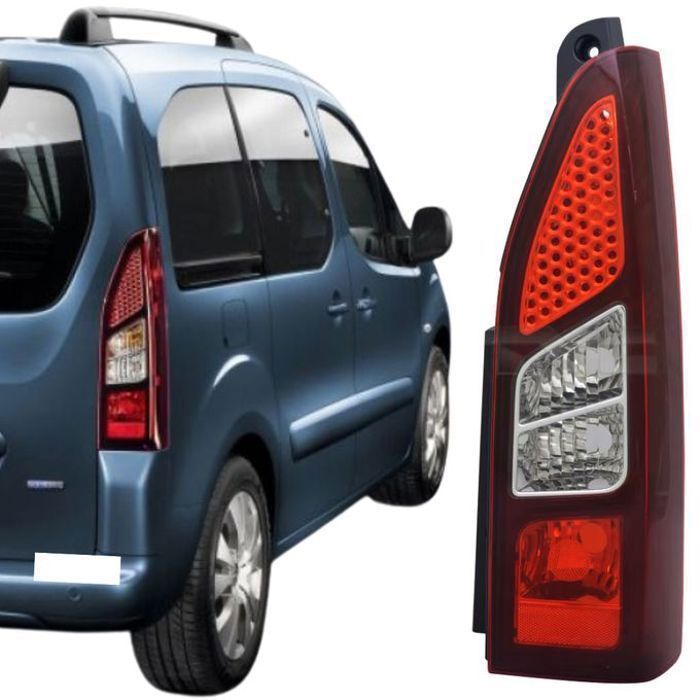 Feu Rouge Arrière Fumée Droit Pour Peugeot Partner Tepee