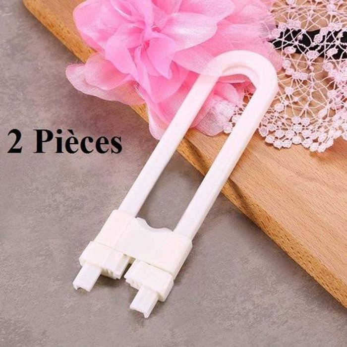 Serrure de porte d'armoire en forme de U